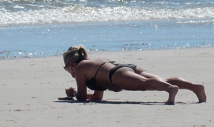 sup core strength plank exercise