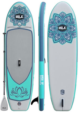 isle lotus yoga paddle board