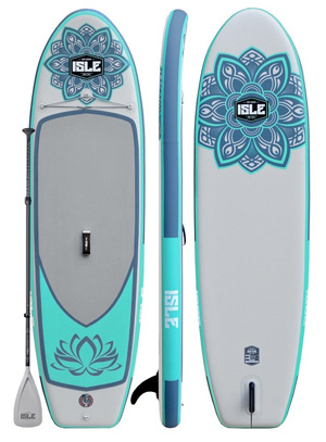 isle lotus yoga sup board