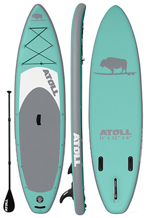 atoll aquamarine best women paddle board